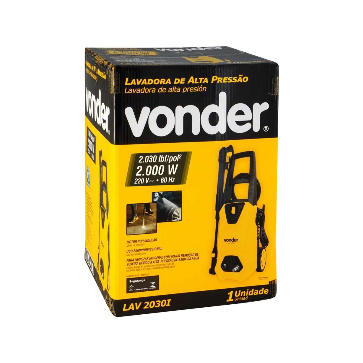 Lavadora alta pressão 2030I + Snow Foam Vonder