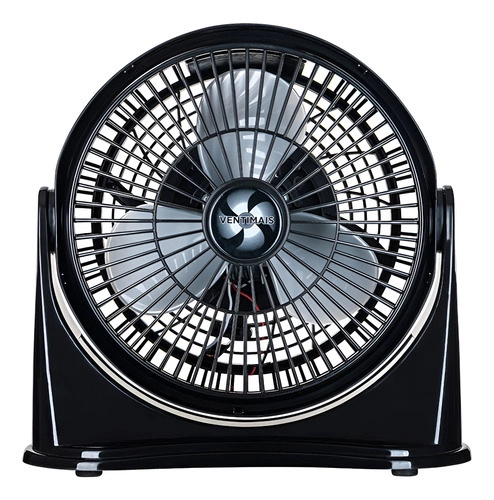 Ventilador Circulador de Ar 25CM PRETO/PRATA Ventimais Ventilador Circulador de Ar 25CM PRETO/PRATA Ventimais