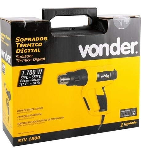 Soprador Térmico Digital Vonder STV1800 1800W 220V
