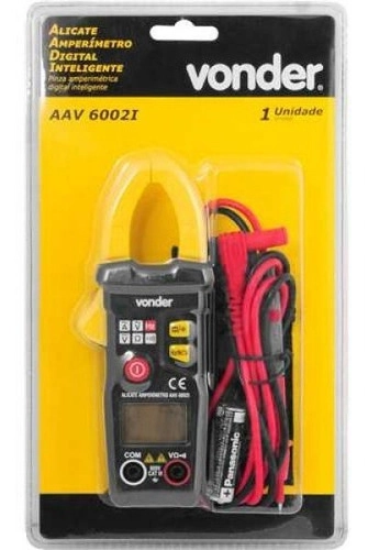 Alicate amperímetro digital inteligente AAV6002I VONDER