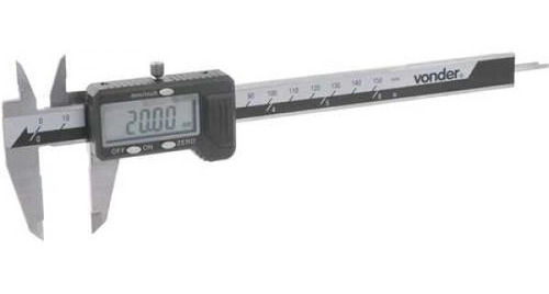 Paquímetro digital 150mm PD150 VONDER Paquímetro digital 150mm PD150 VONDER