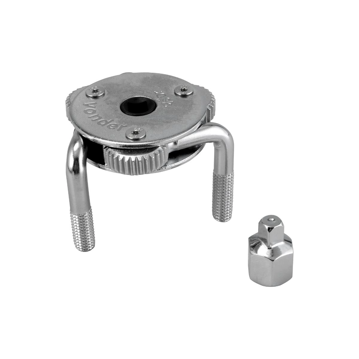 Saca filtro de óleo Ø 64 mm a Ø 120 mm 3 garras autoajustáveis VONDER Saca filtro de óleo Ø 64 mm a Ø 120 mm 3 garras autoajustáveis VONDER
