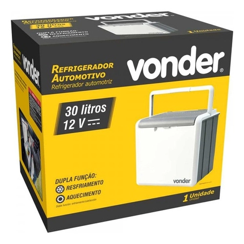 Refrigerador automotivo 12V 30 litros Vonder Refrigerador automotivo 12V 30 litros Vonder