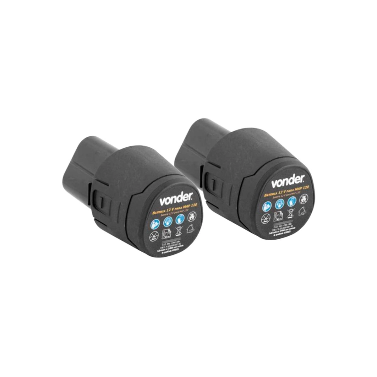 Kit Vonder - 01 Maquina Assentar Pisos Porcelanatos Map125 + 02 Bateria 12v  Kit Vonder - 01 Maquina Assentar Pisos Porcelanatos Map125 + 02 Bateria 12v