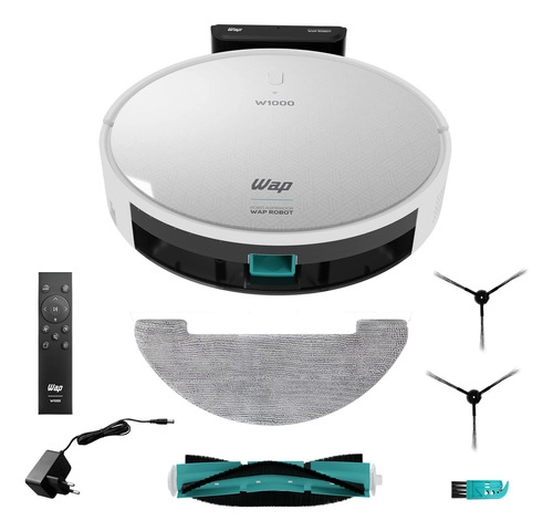 Robô Aspirador Com Mapeamento Robot W1000 Alexa Google Wap Bivolt
