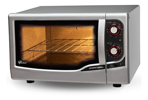 Forno Elétrico Bancada Fischer Gourmet Grill 44L Prata (9741-79182) 220V