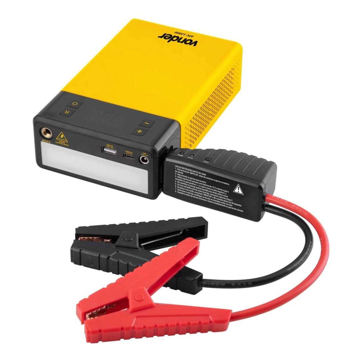 Auxiliar partida portátil+compressor de ar APC12000 VONDER Auxiliar partida portátil+compressor de ar APC12000 VONDER