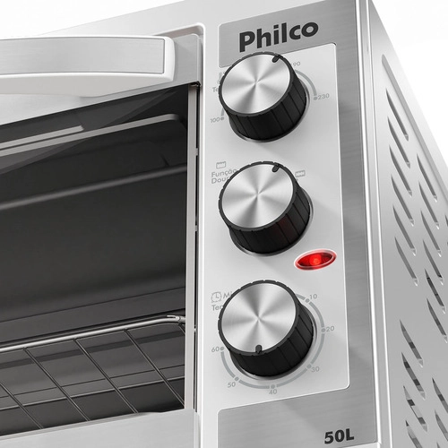 Forno Elétrico Branco 50l Dupla Resistência Pfe52b Philco Forno Elétrico Branco 50l Dupla Resistência Pfe52b Philco