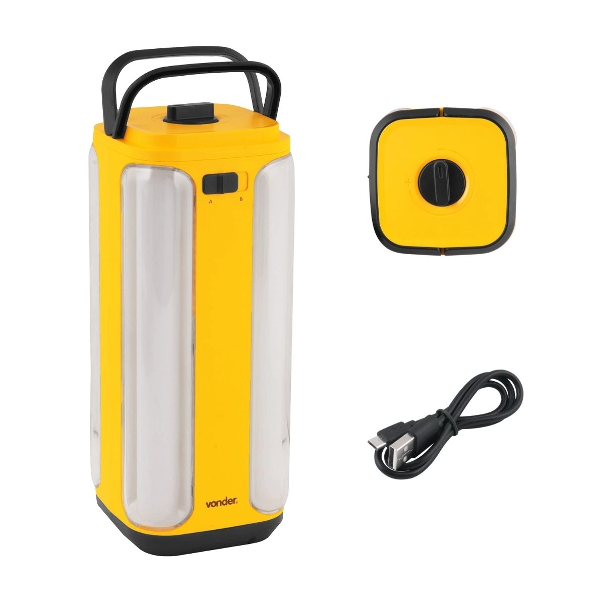 Lanterna recarregável para acampamento LED SMD VONDER Lanterna recarregável para acampamento LED SMD VONDER