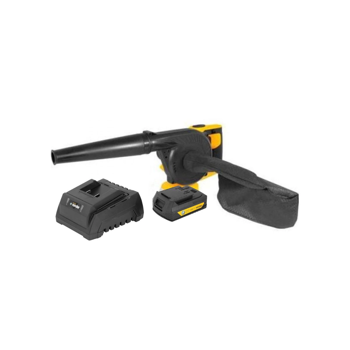 Soprador/aspirador ISAV1823 + Bateria 2ah e Carregador VONDER Soprador/aspirador ISAV1823 + Bateria 2ah e Carregador VONDER