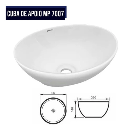Cuba de Apoio Manplex MP7007 Cuba de Apoio Manplex MP7007