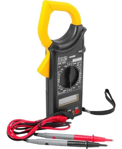 Alicate amperímetro digital AAV1001 VONDER Alicate amperímetro digital AAV1001 VONDER