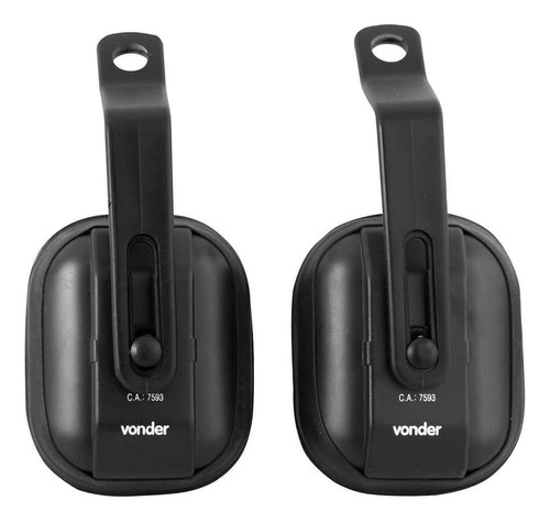 Abafador de ruídos tipo concha para capacete 12 dB VONDER PLUS