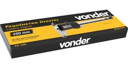 Paquímetro digital 200mm PD200 VONDER